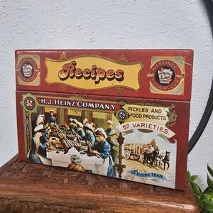 Vintage Heinz Recipe Box